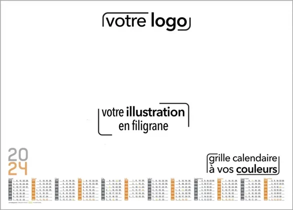 Imprimer sous-main personnalisé bureau pas cher