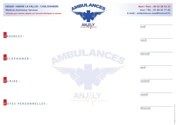 Sous-Main publicitaire entièrement personnalisé N°5