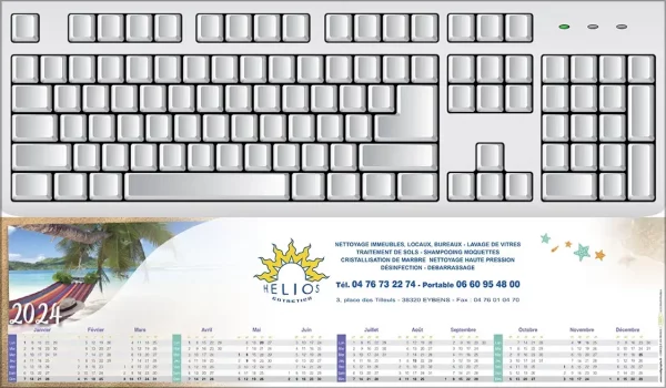 Sous-Main Clavier personnalisables Îles