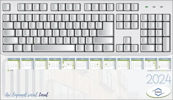 Sous-Main publicitaires Clavier 100% personnalisable N°2