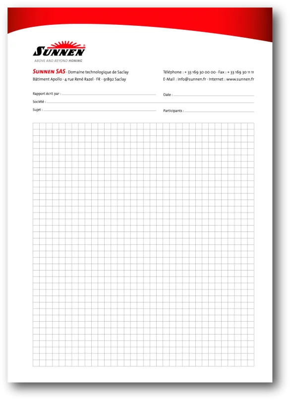 Bloc note personnalisé quadrillé A6