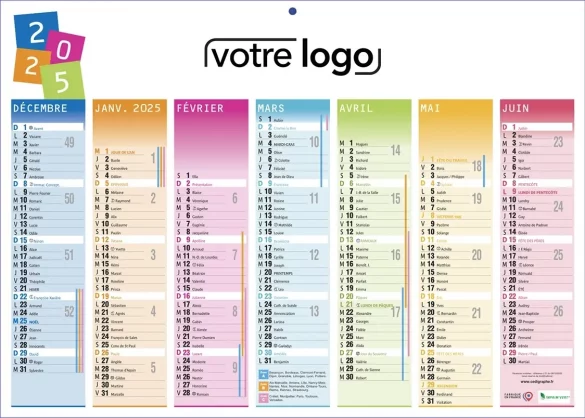 Calendrier personnalisé ambulance personnalisé pour ambulancier