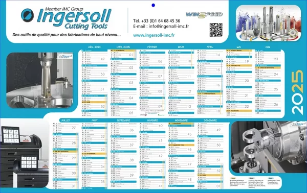 Impression sous-main calendrier publicitaire professionnel