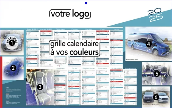 calendriers sous-main publicitaires